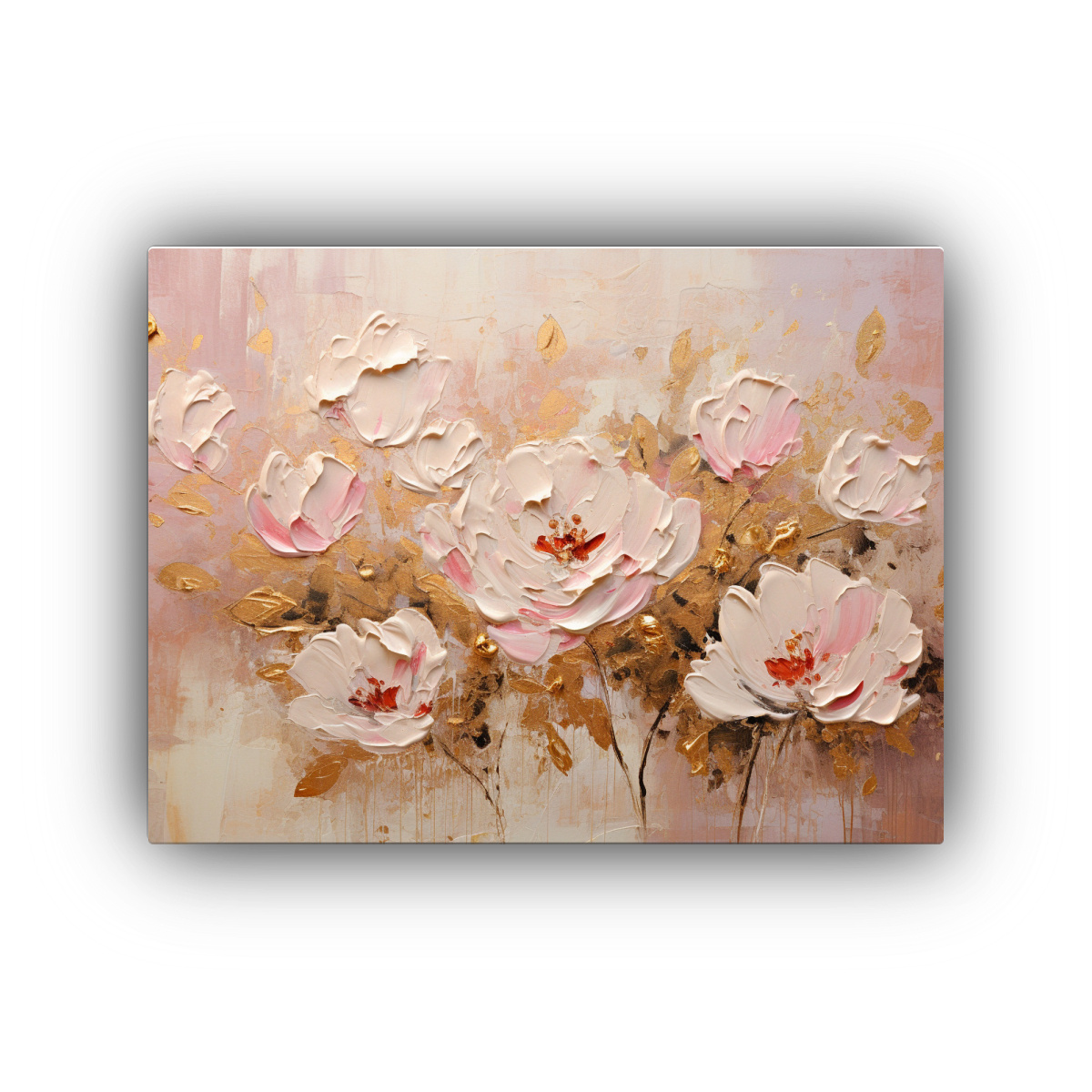 pintura-mural-de-flores-en-tonos-dorados-y-rosados-sobre-lienzo-