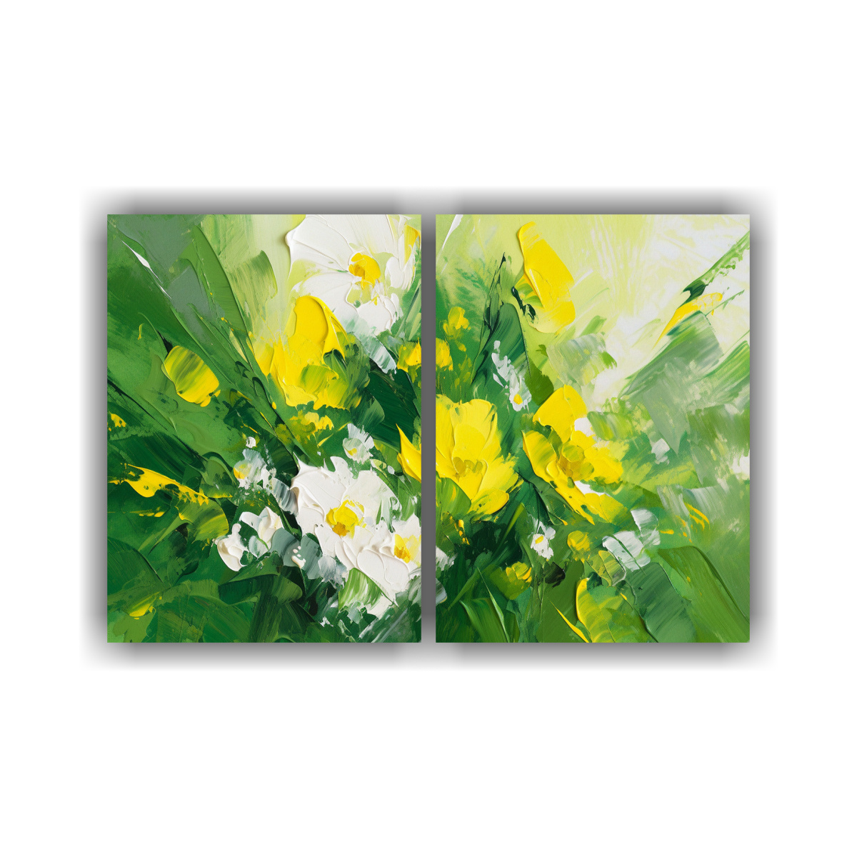 pintura-sobre-lienzo-de-flores-amarillas-y-verdes-para-decoraci-n-de-galer-a-