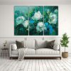 pintura-sobre-lienzo-tres-composiciones-florales-en-verde-y-azul-para-decoraci-n-1