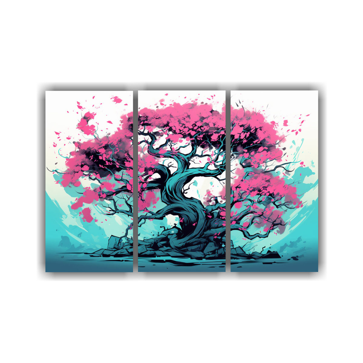 pinturas-acuarela-interiores-roble-en-turquesa-y-rosa-atm-sfera-neonoir