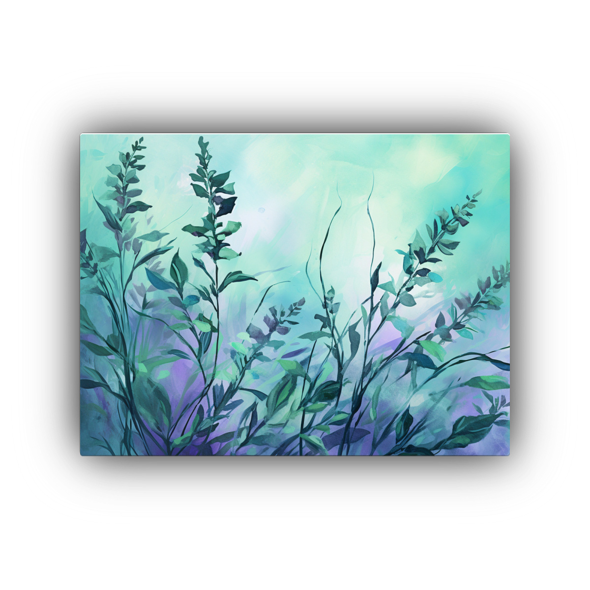 pinturas-de-decoraci-n-en-tono-lavanda-y-hierbas-en-verde-y-azul-estilo-neonoir