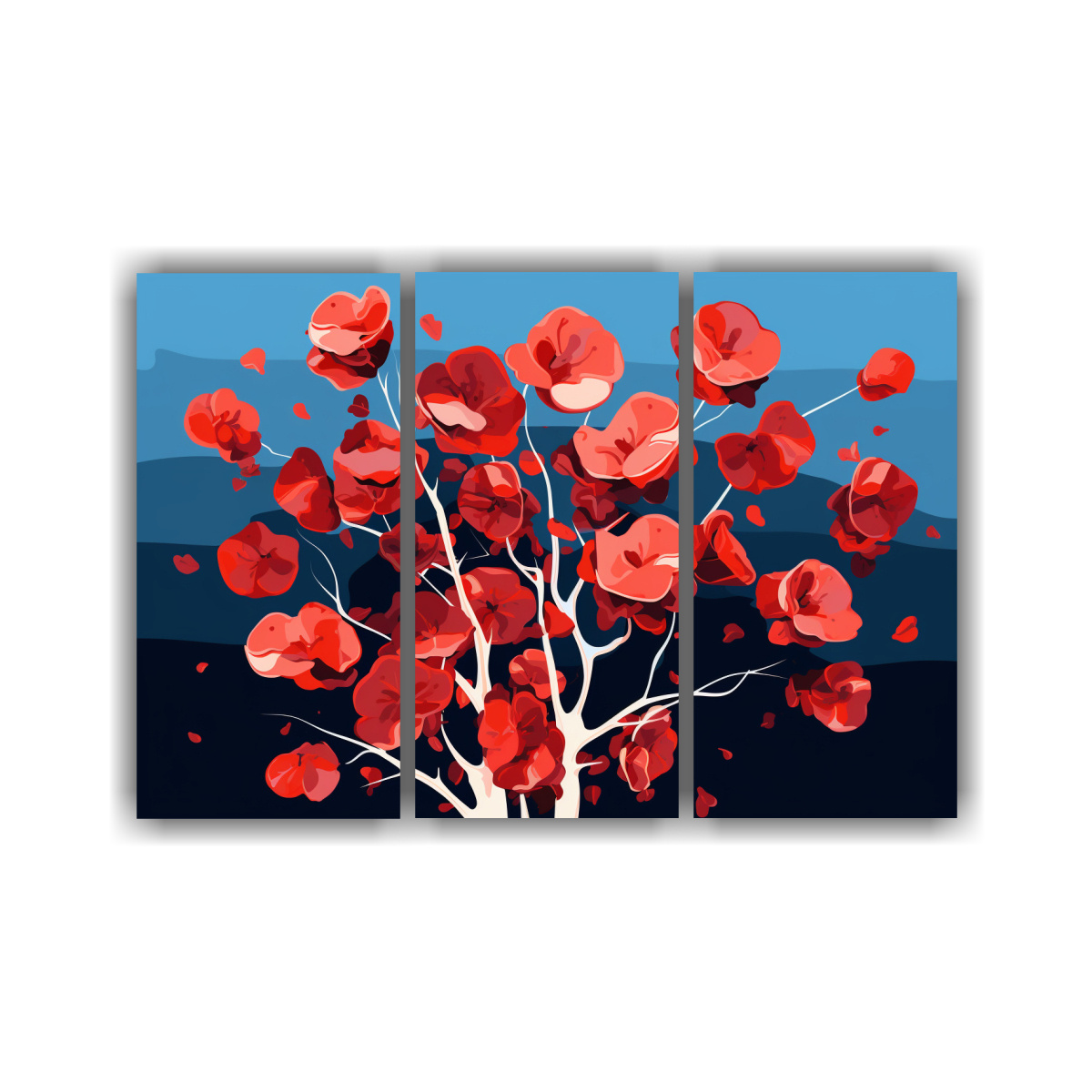 pinturas-de-decoraci-n-inspiradas-en-rbol-de-chopo-en-rojo-