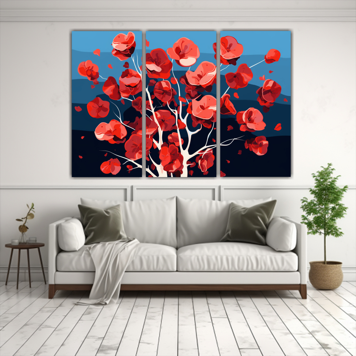 pinturas-de-decoraci-n-inspiradas-en-rbol-de-chopo-en-rojo-1-1