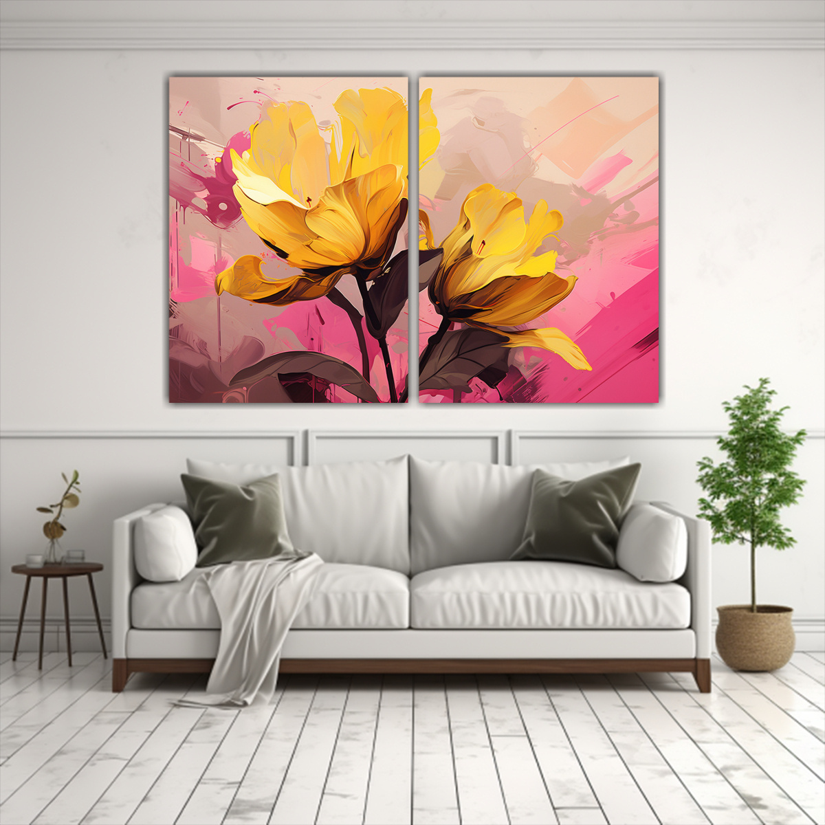 pinturas-de-pared-en-estilo-neonoir-con-colores-amarillo-y-rosa-1-1