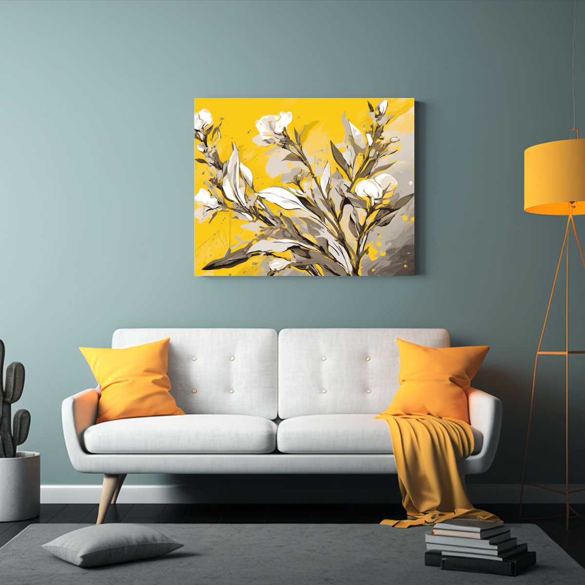 pinturas-decorativas-de-hierbas-de-salvia-equilibrada-en-colores-amarillo-y-blanco-con-atm-sfera-neonoir-1