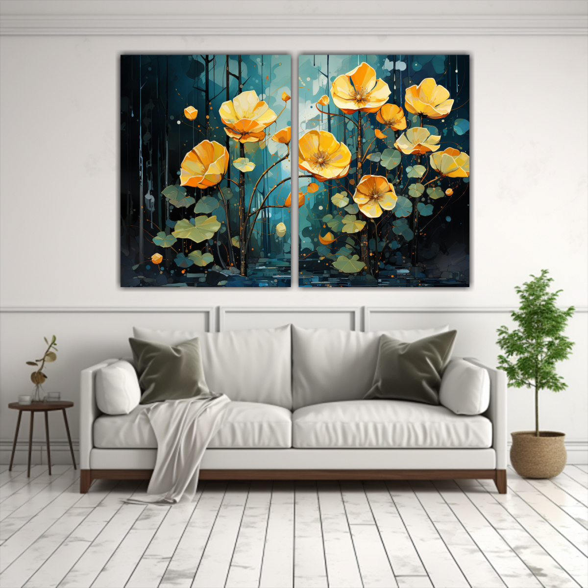 pinturas-decorativas-de-rbol-tembl-n-en-amarillo-y-verde-neonoir-1-1