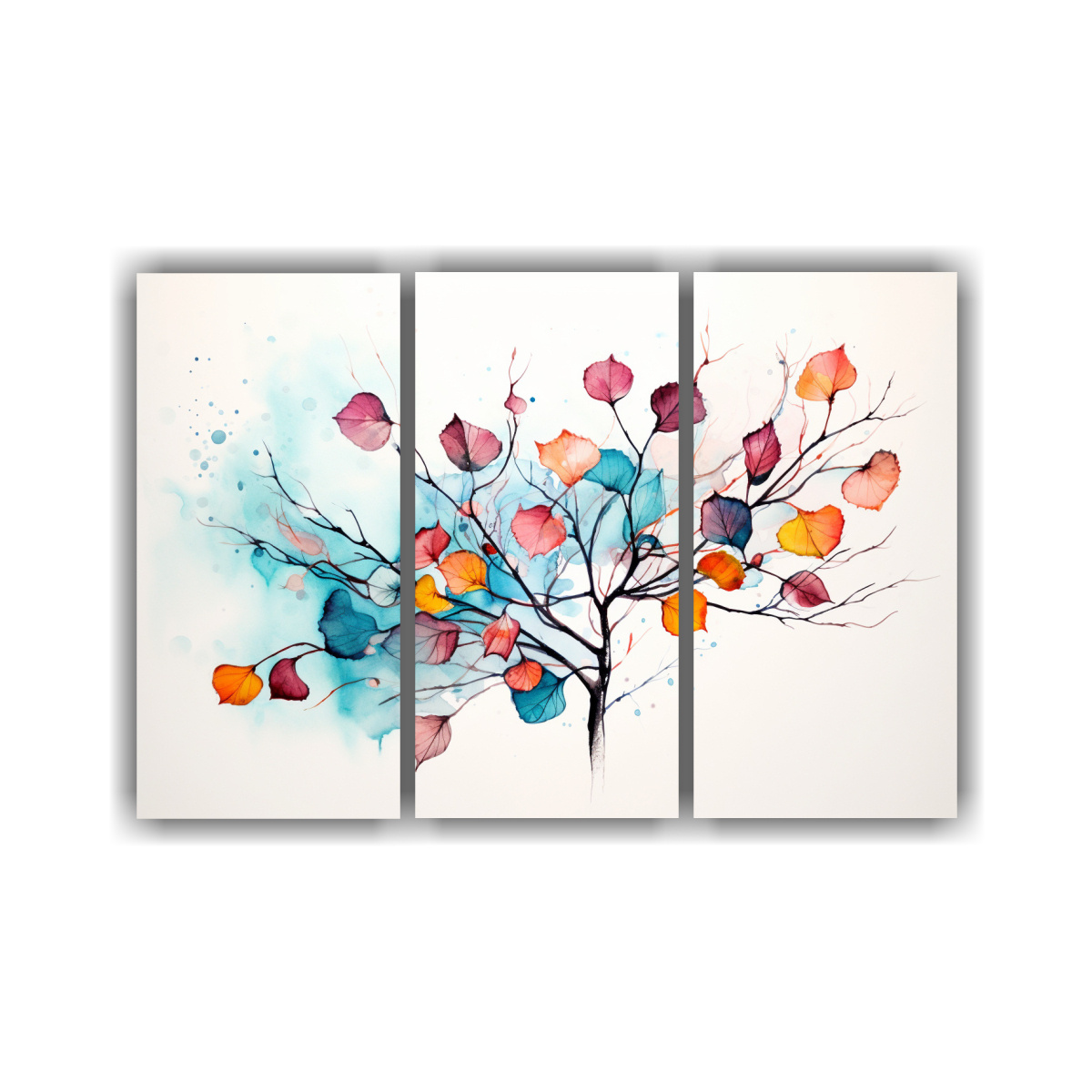 pinturas-decorativas-de-un-lamo-en-acuarelas-con-ambiente-neonoir