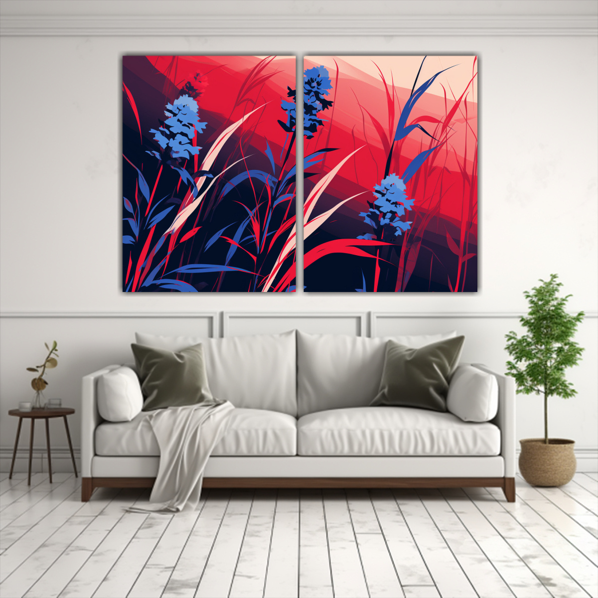 pinturas-decorativas-en-est-tica-espectacular-de-ca-a-de-az-car-en-rojo-y-azul-1