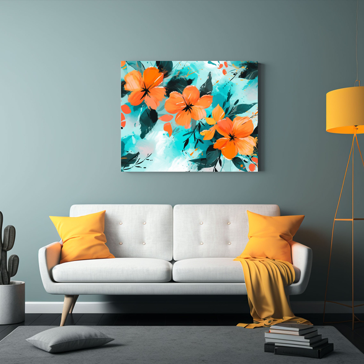 pinturas-decorativas-modernas-en-alta-resoluci-n-en-turquesa-y-naranja-con-atm-sfera-neonoir-1-1