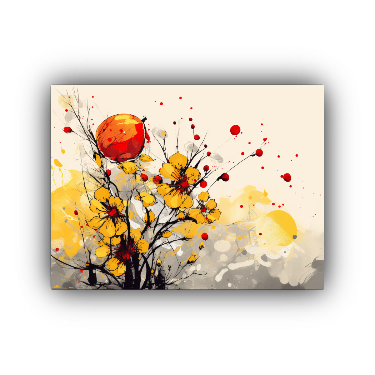 pinturas-lienzo-vitalidad-rboles-frutales-en-amarillo-y-rojo-neonoir