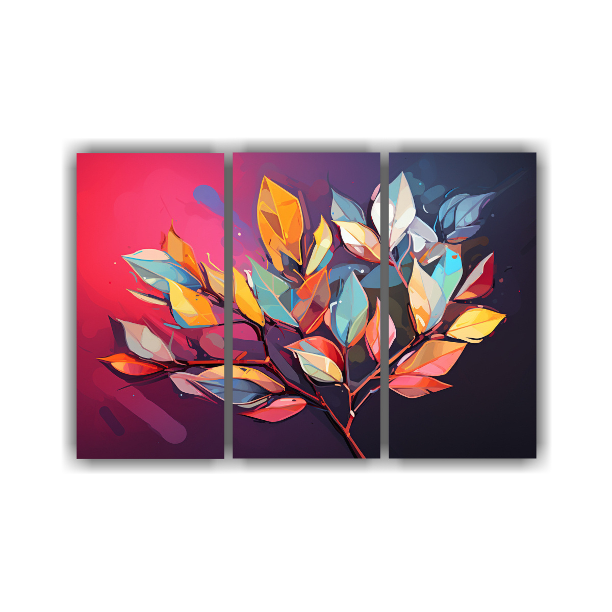 set-3-telas-bastidor-colores-eucalipto-arco-ris-atmosfera-neonoir