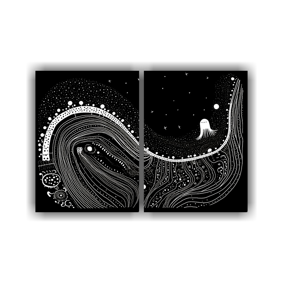 arte-decorativo-juvenil-dibujo-primitivo-de-alien-gena-