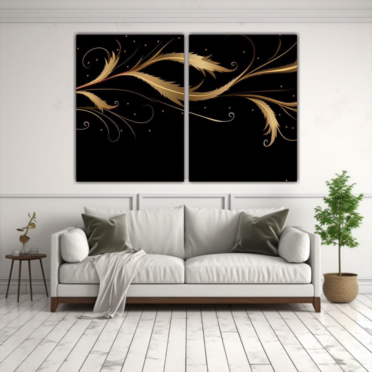 conjunto-2-lienzos-comedor-equilibrado-sencillo-barroco-intrincado-1