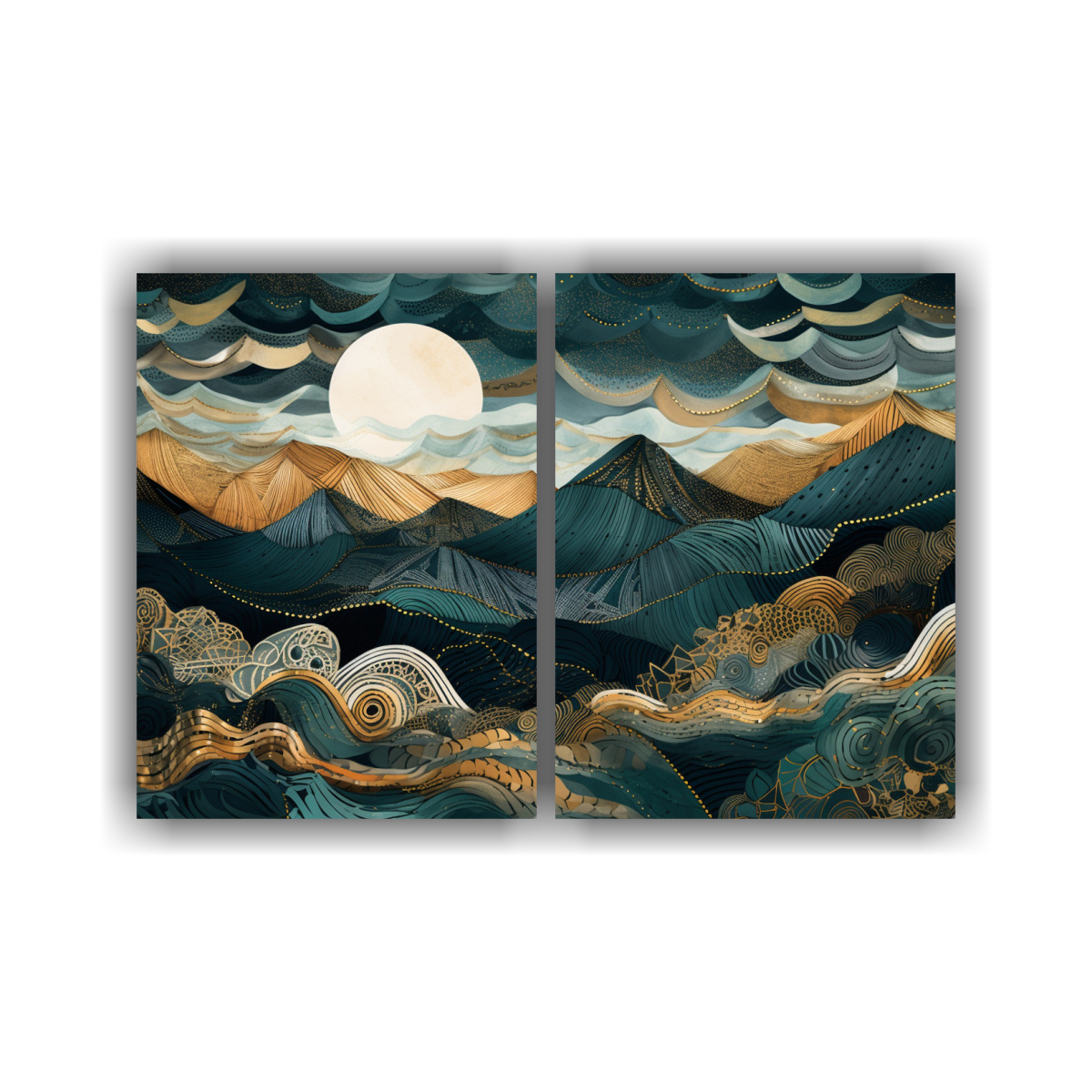 cuadro-abstracto-de-monta-as-y-colinas-en-decoraci-n-moderna