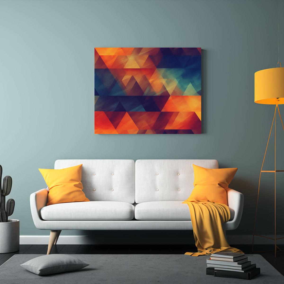 cuadro-abstracto-intenso-triangular-patr-n-nico-1