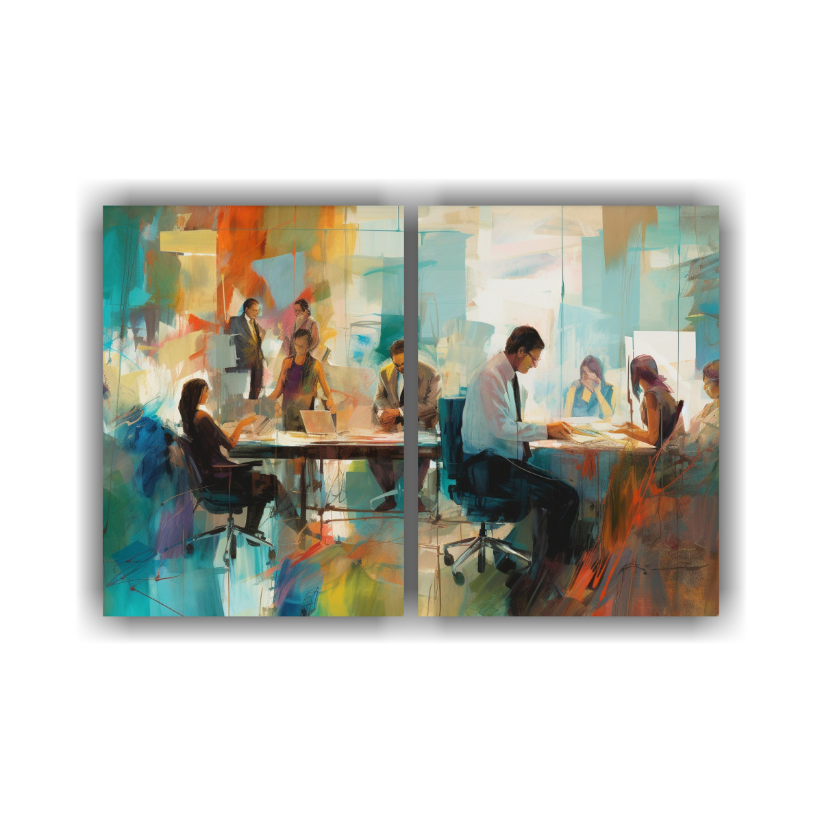 cuadro-concepto-figuras-grupo-de-personas-trabajando-en-una-oficina