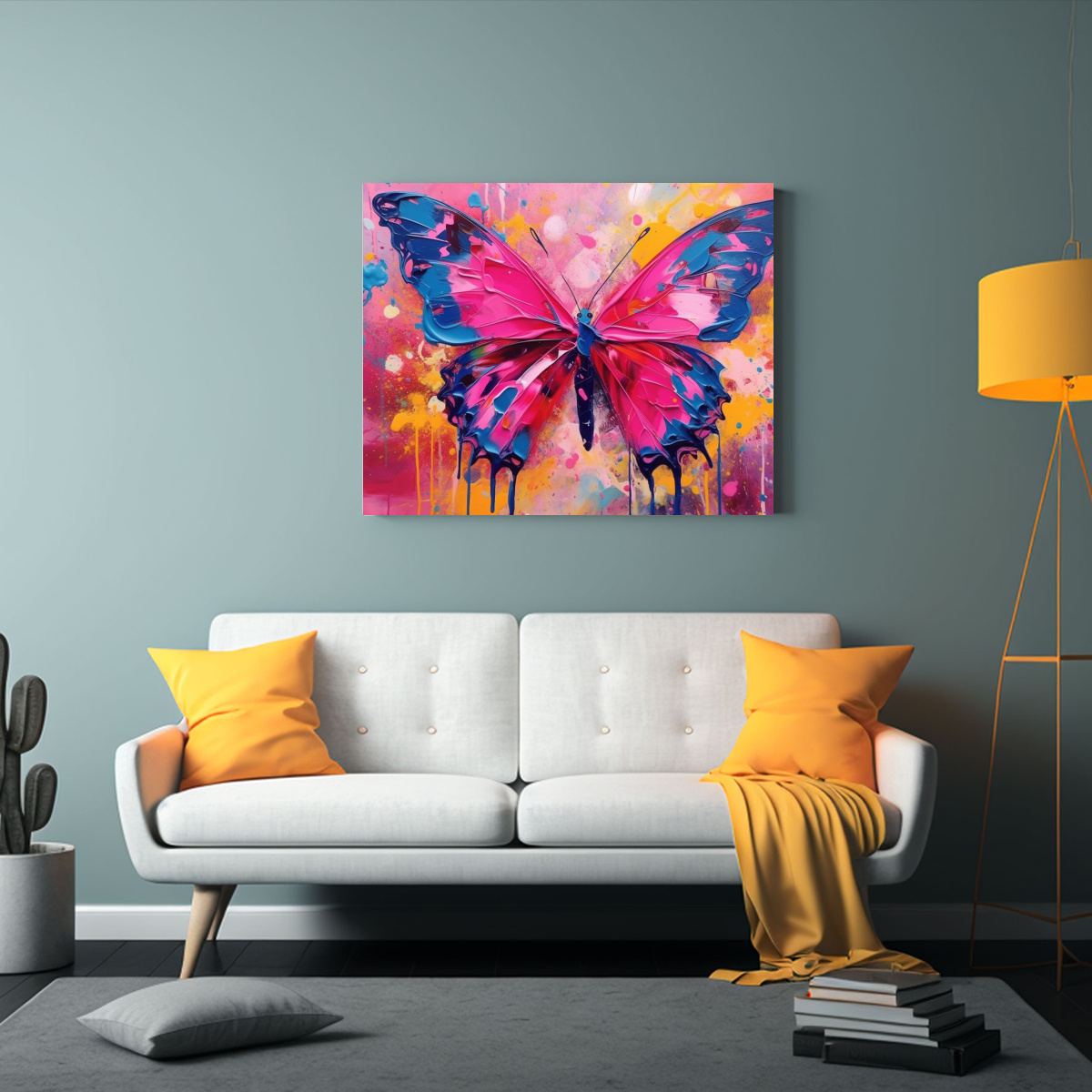cuadro-de-tela-exclusivo-mariposa-volando-en-universo-arte-pop-1-1