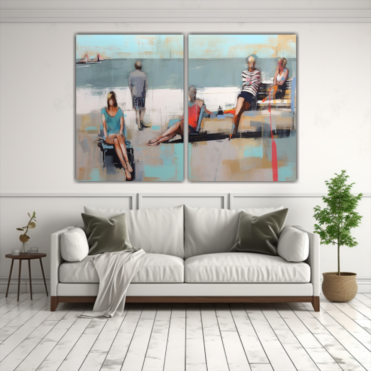 cuadro-decorativo-de-personas-relajadas-en-la-playa-1-1