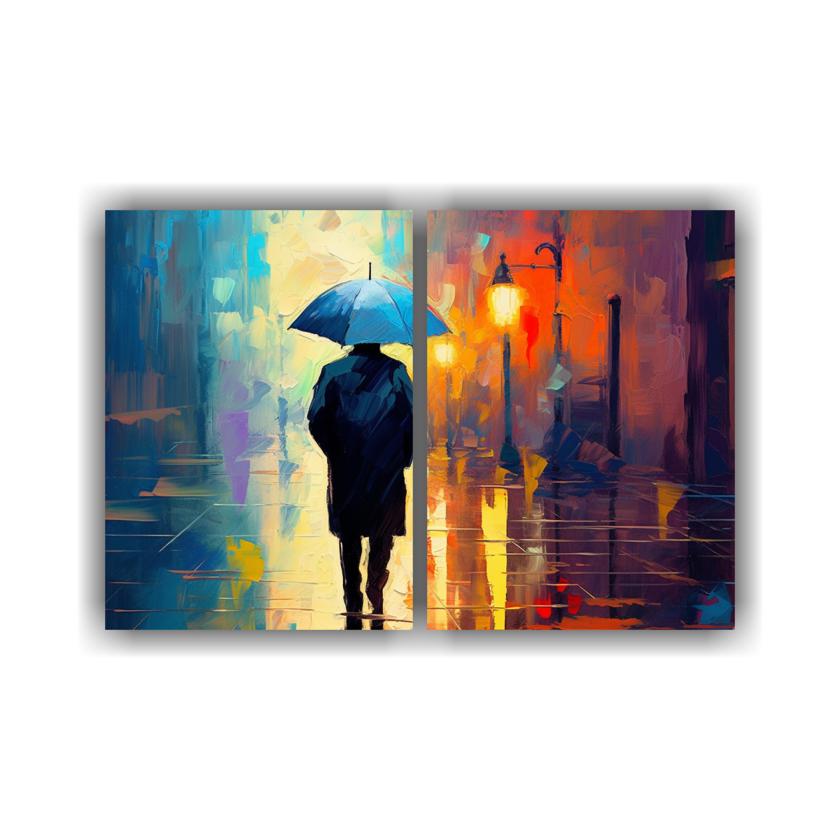 cuadro-decorativo-hombre-anciano-con-paraguas-caminando-al-atardecer