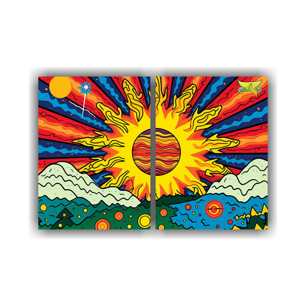 cuadro-decorativo-planetario-con-estrella-en-lienzo-horizontal