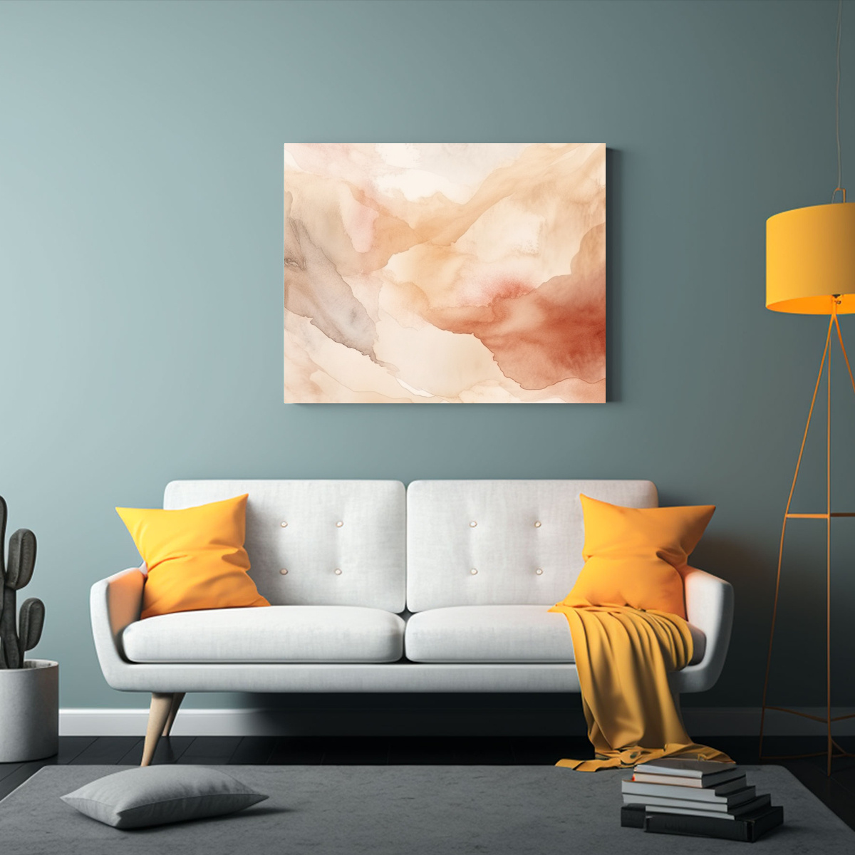 cuadro-tela-vintage-abstracto-acuarela-beige-y-teja-suave-1-1