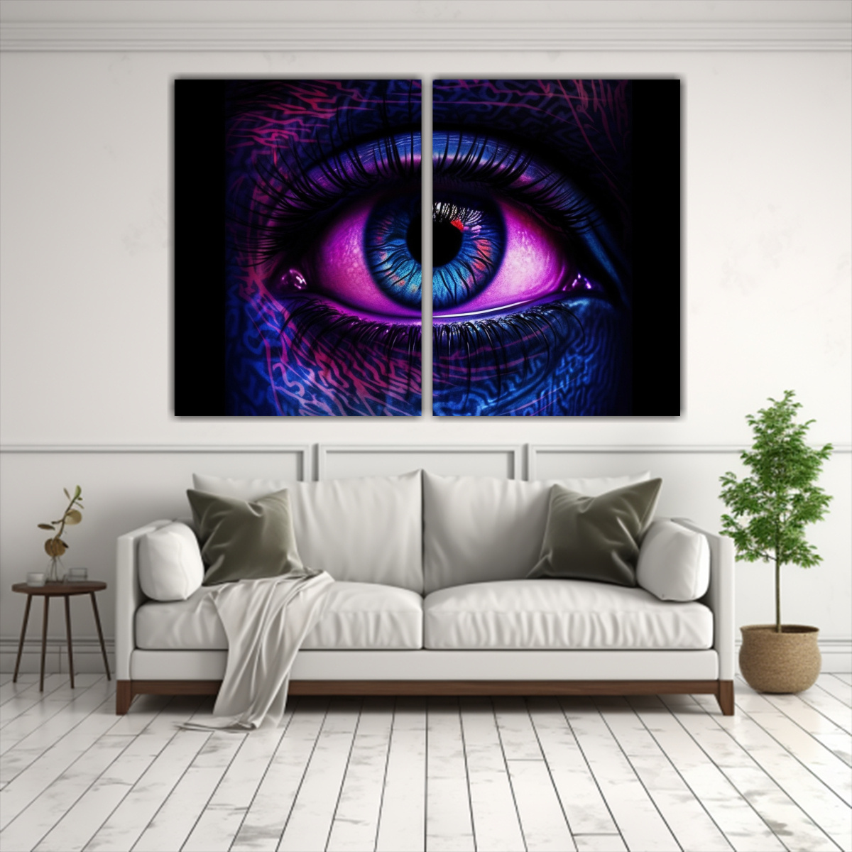 cuadro-tr-ptico-rostro-realista-mujer-con-tercer-ojo-luz-negra-1