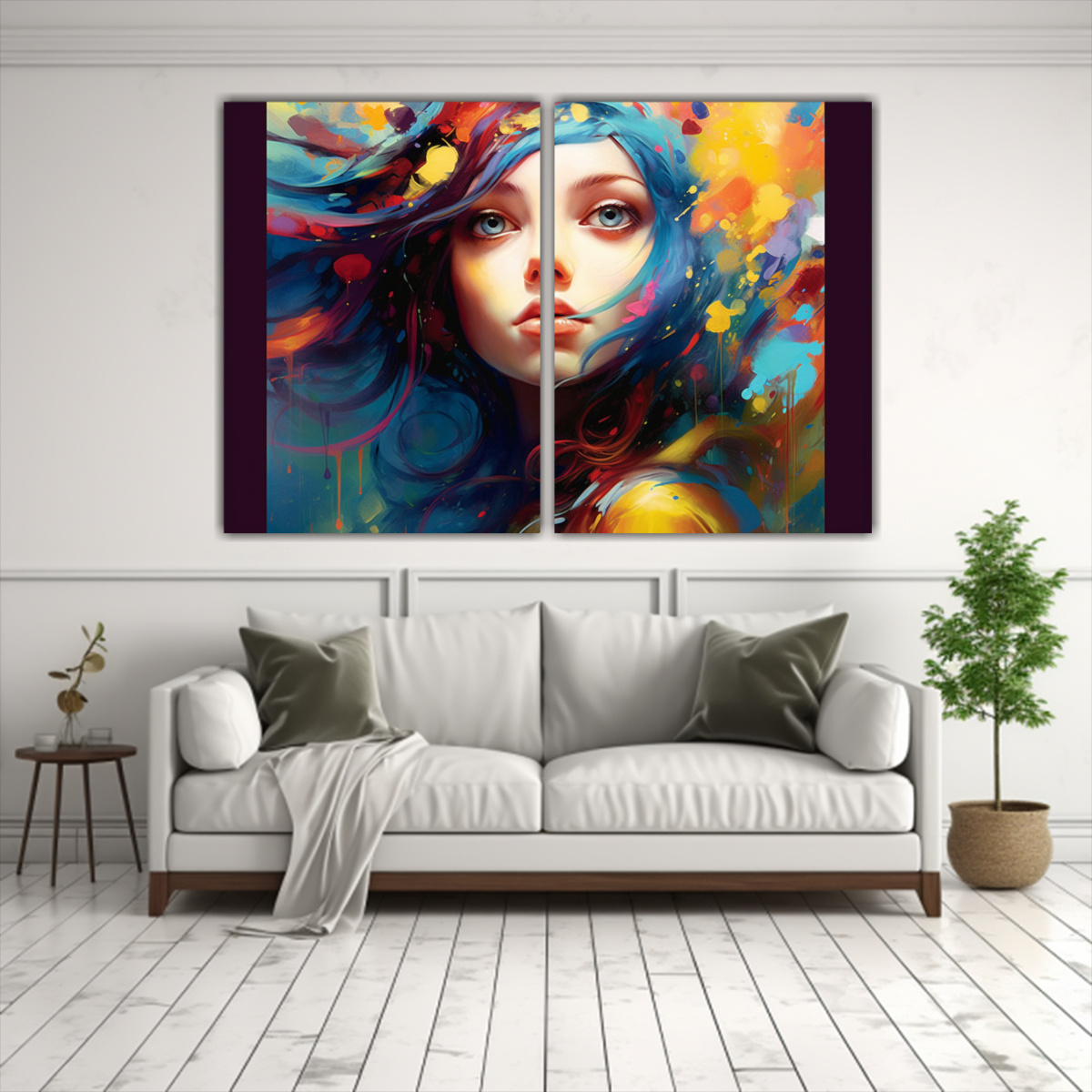 cuadros-abstractos-en-tonalidades-azules-y-doradas-1