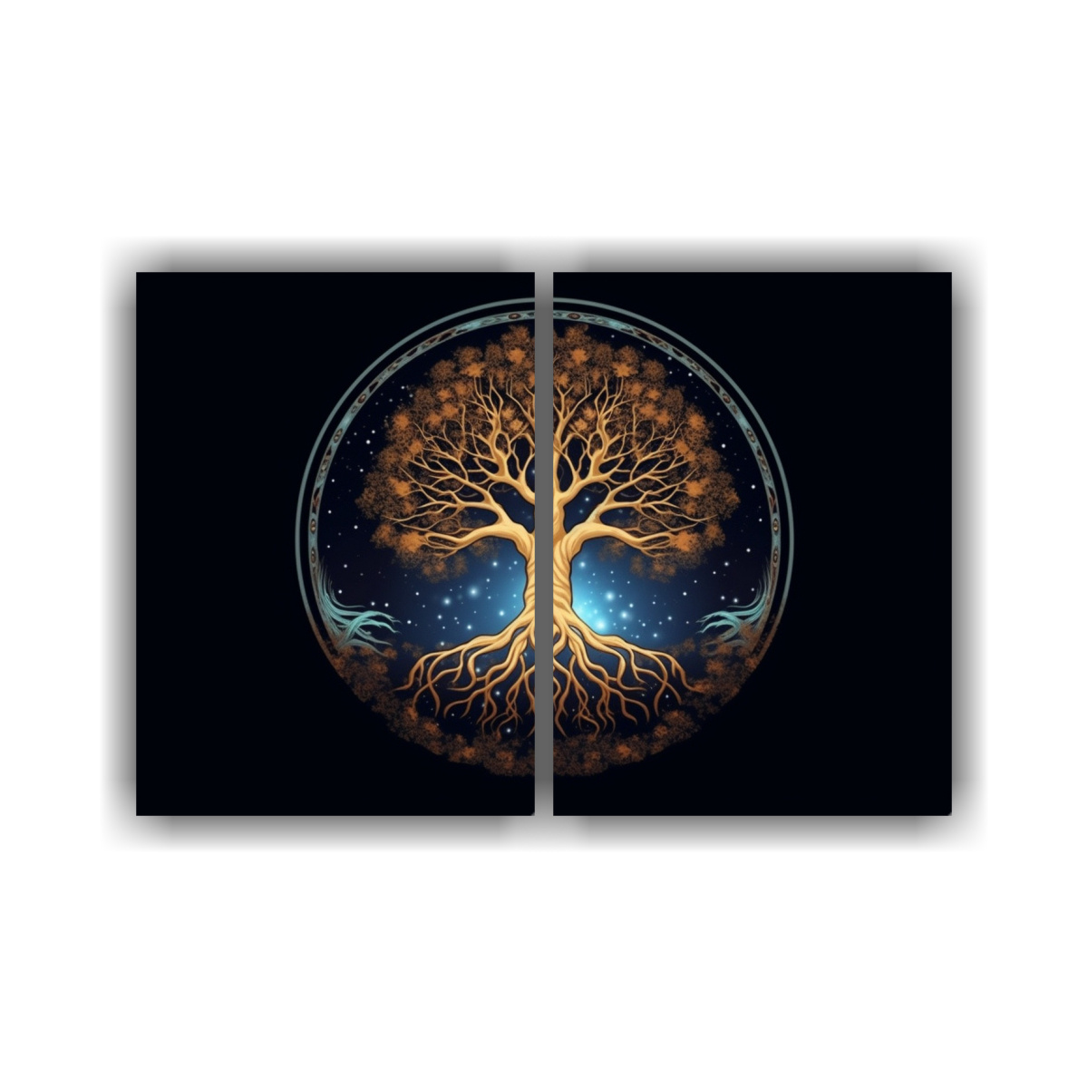 cuadros-cuadro-bastidor-dos-telas-rbol-de-la-vida-luna-oscuro