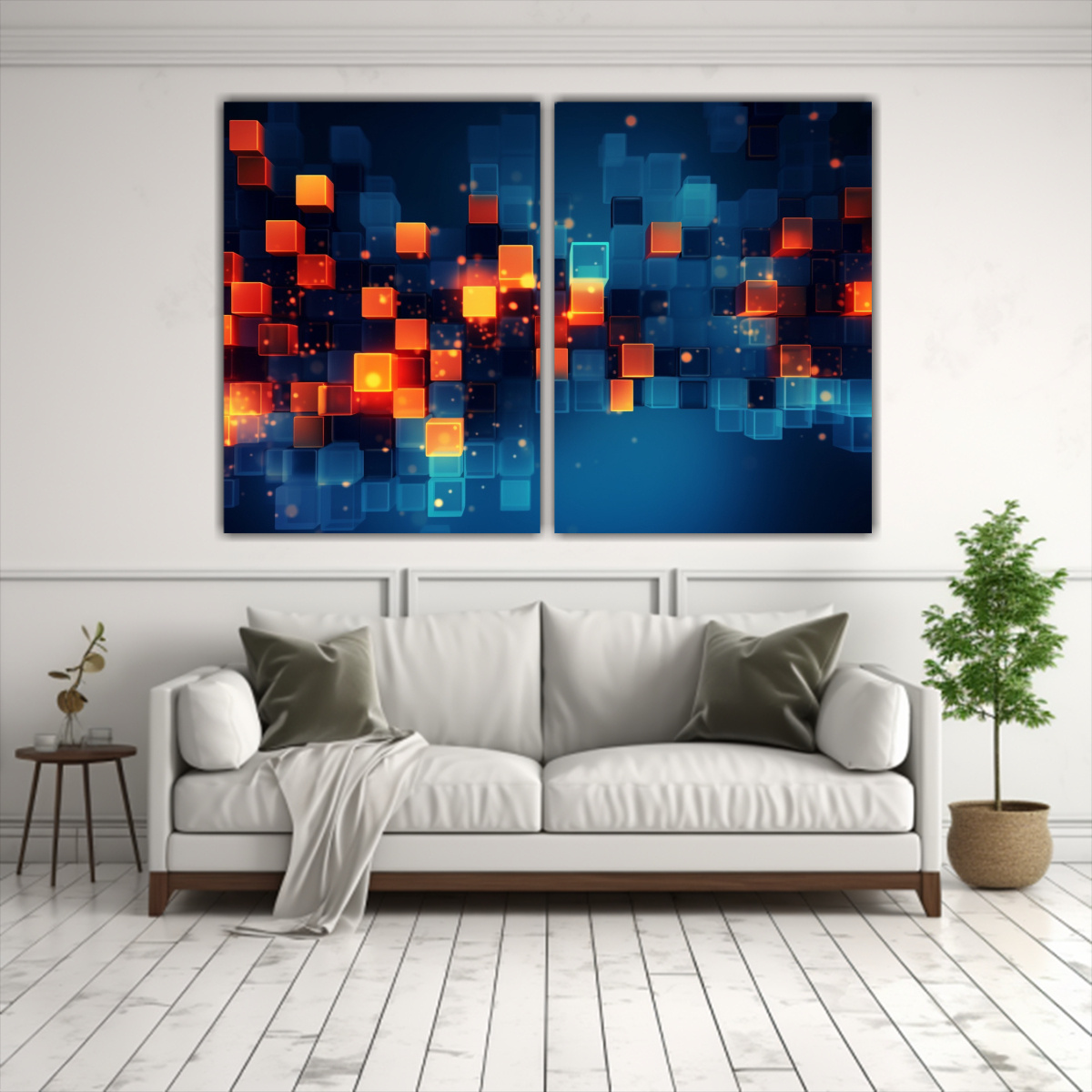 cuadros-decorativos-abstractos-de-alta-calidad-con-cuadrados-azules-y-l-neas-naranjas-1-1