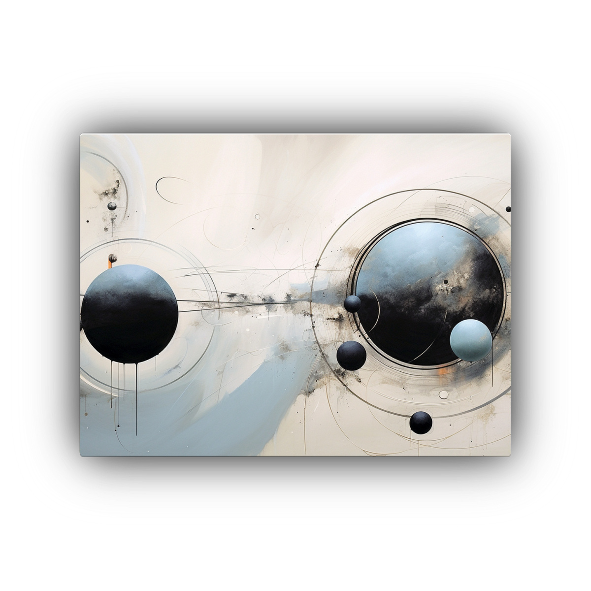 cuadros-decorativos-futuristas-interconectados-en-blanco-para-sistema-planetario-