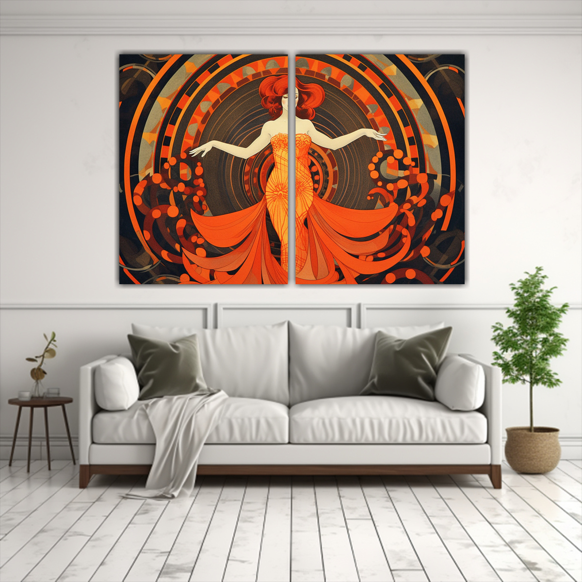 cuadros-decorativos-para-comedor-sexy-hechicera-art-nouveau-en-estilo-op-art-1-1