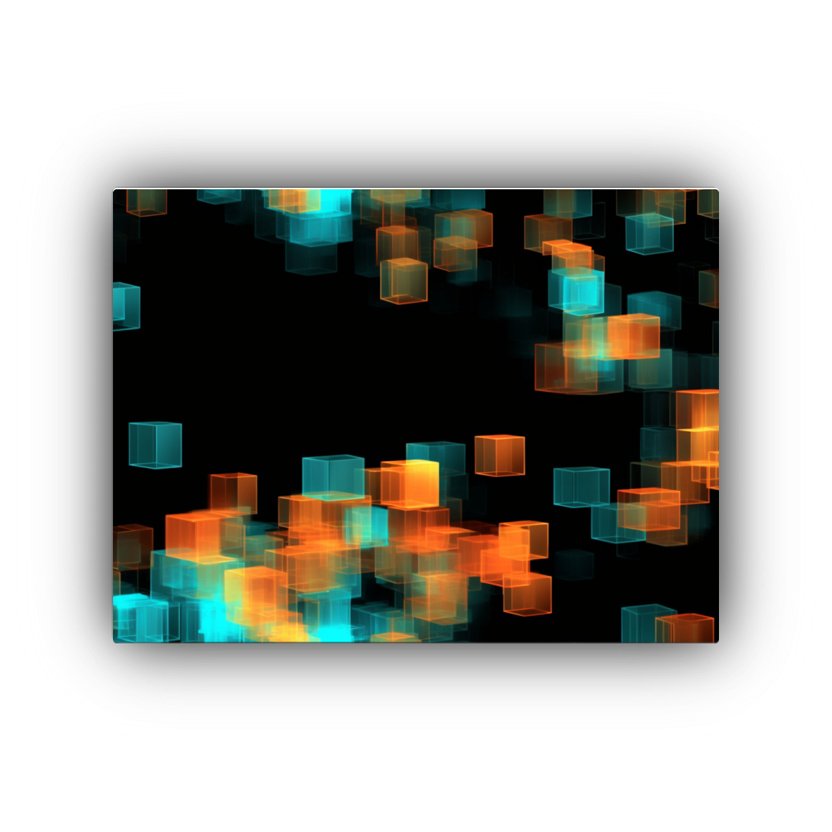 cuadros-modernos-de-cubos-de-colores-sobre-fondo-negro-