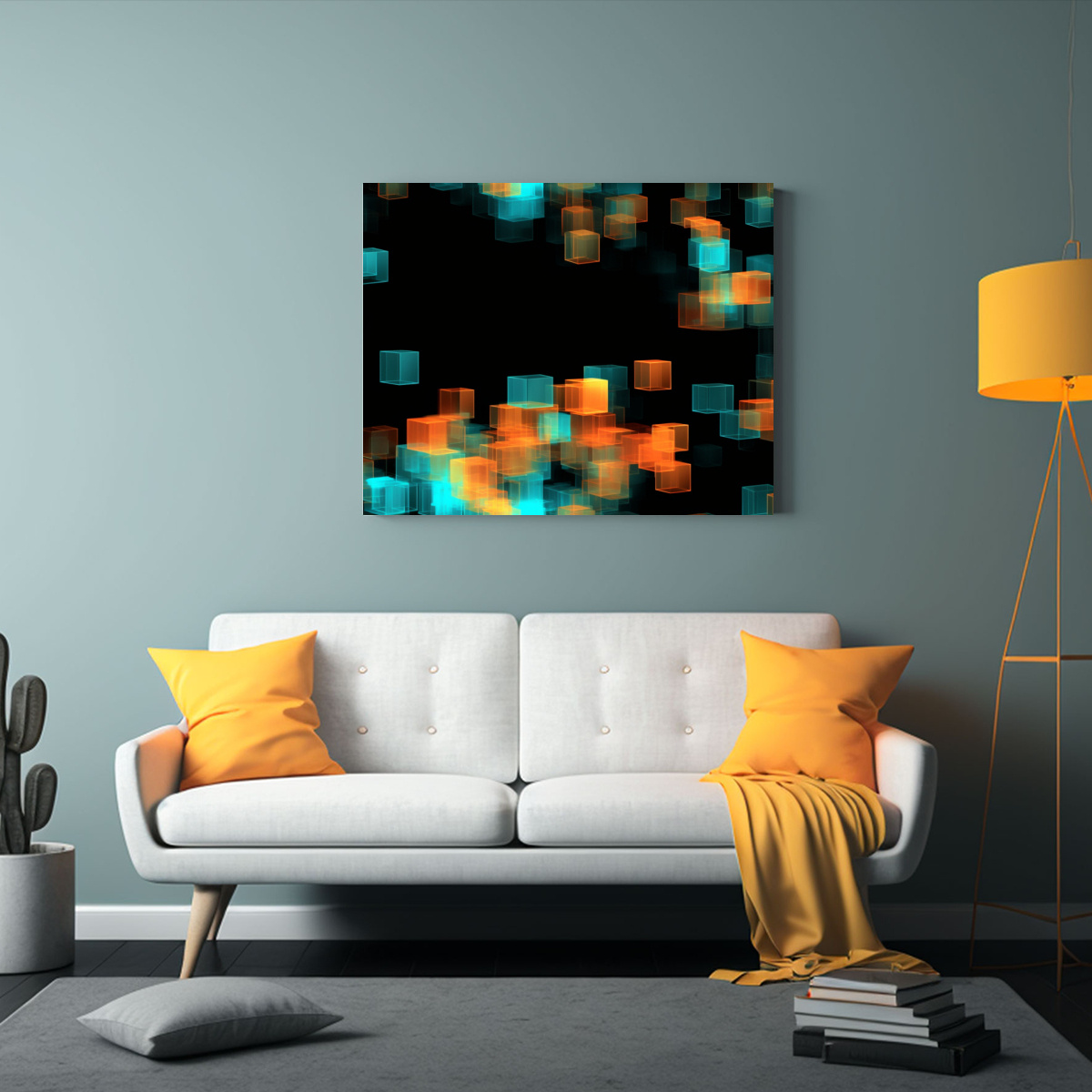 cuadros-modernos-de-cubos-de-colores-sobre-fondo-negro-1-1