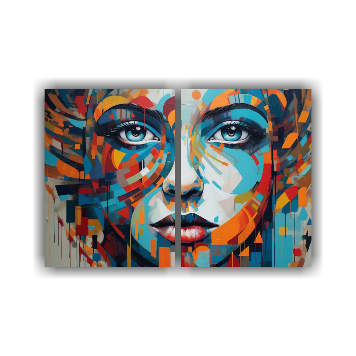 cuadros-modernos-grafiti-mural-con-formas-redondas-y-abstractas