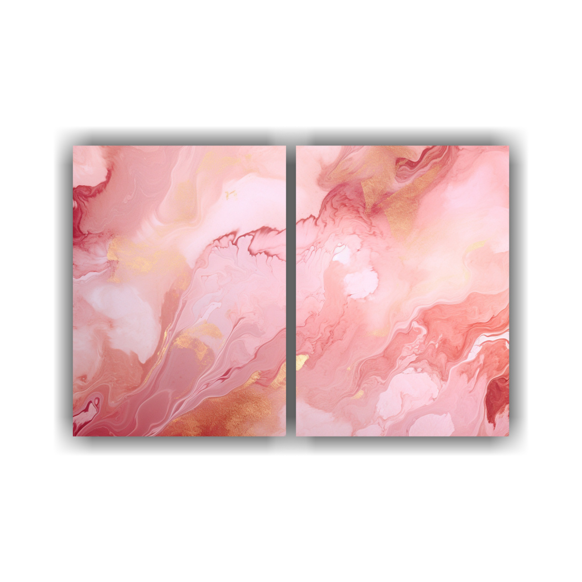 figuras-vintage-de-m-rmol-rosa-en-papel-pintado-rosa-para-pared