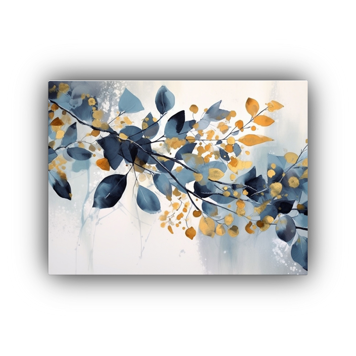 lienzo-de-tela-con-acuarela-de-hojas-en-tonos-azules-para-decoraci-n-