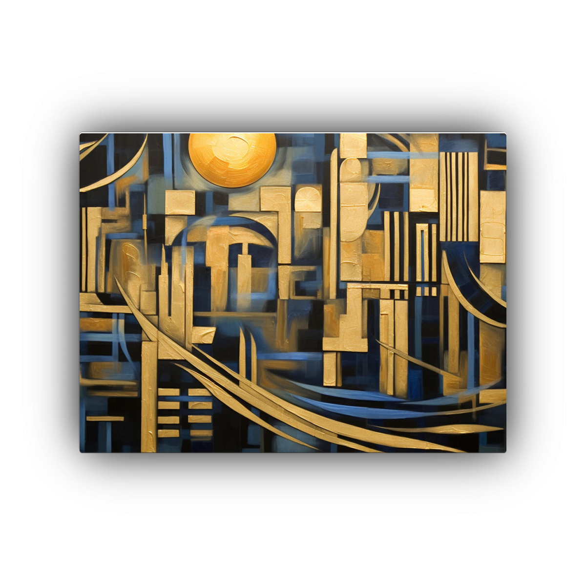 lienzo-decorativo-cl-sico-abstracto-dorado-negro-azul-arte-pintura-pared-