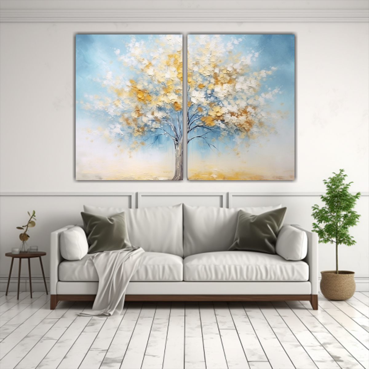 pintura-cuadro-vanguardia-rbol-azul-con-hojas-amarillas-1-1