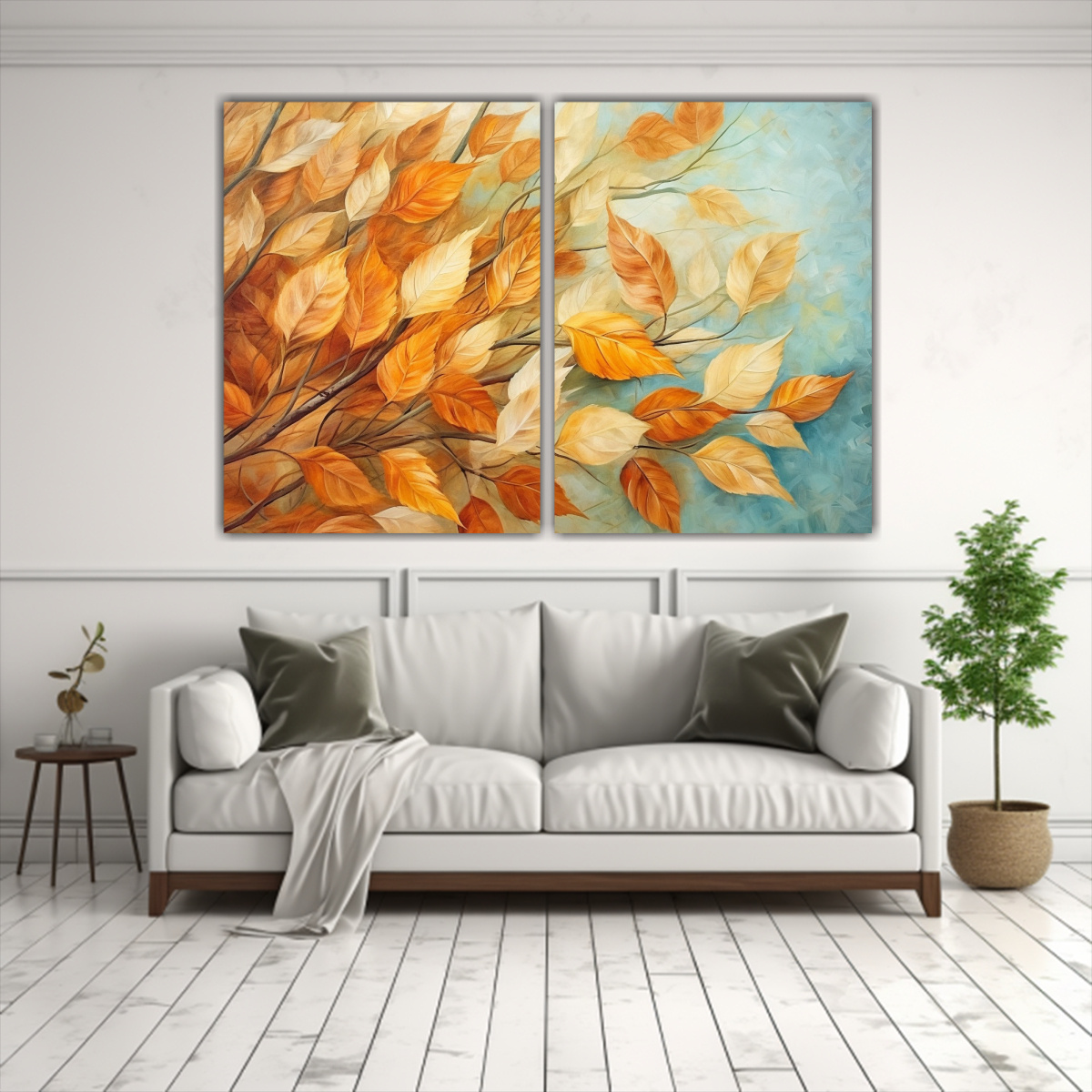 pintura-de-hojas-en-pared-colores-alegres-por-linda-sutt-1