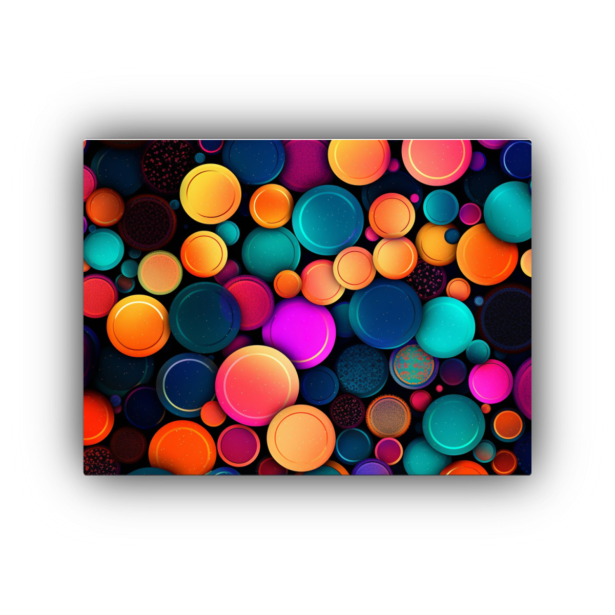 pintura-decorativa-colorida-con-patr-n-de-c-rculos-sobre-fondo-negro