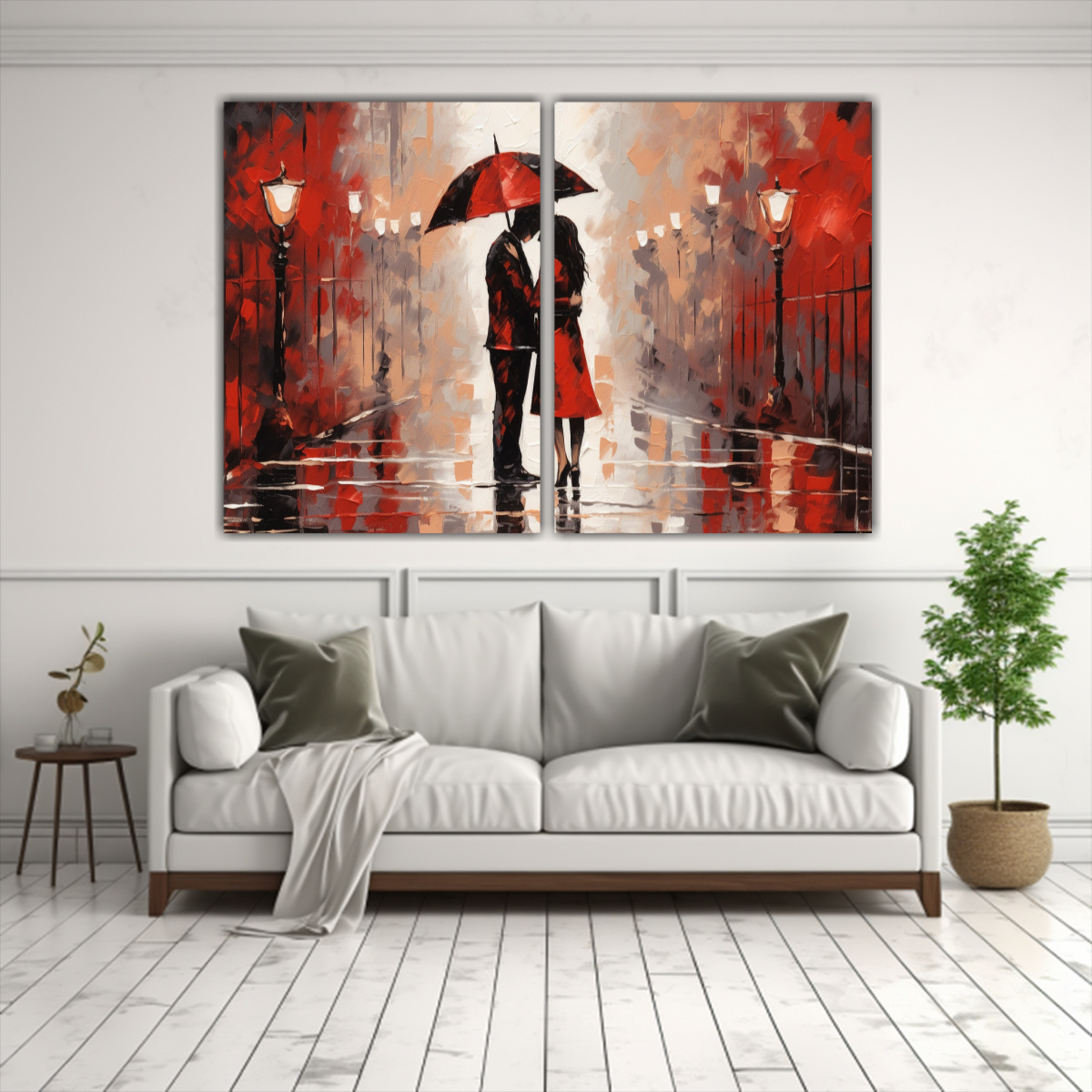 pintura-pareja-bes-ndose-bajo-la-lluvia-arte-detalle-1