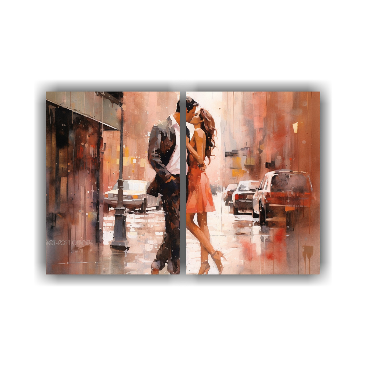 pinturas-abstractas-de-pareja-bes-ndose-en-rosa-estilo-est-tico-narayana