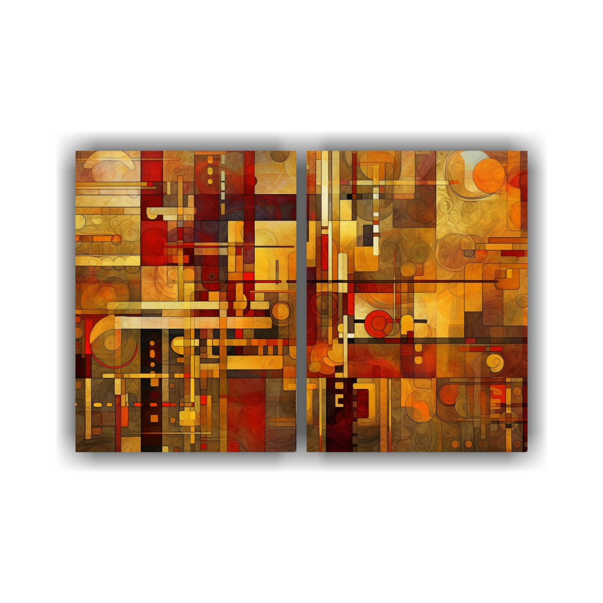 pinturas-abstractas-en-amarillo-y-naranja-de-alta-calidad