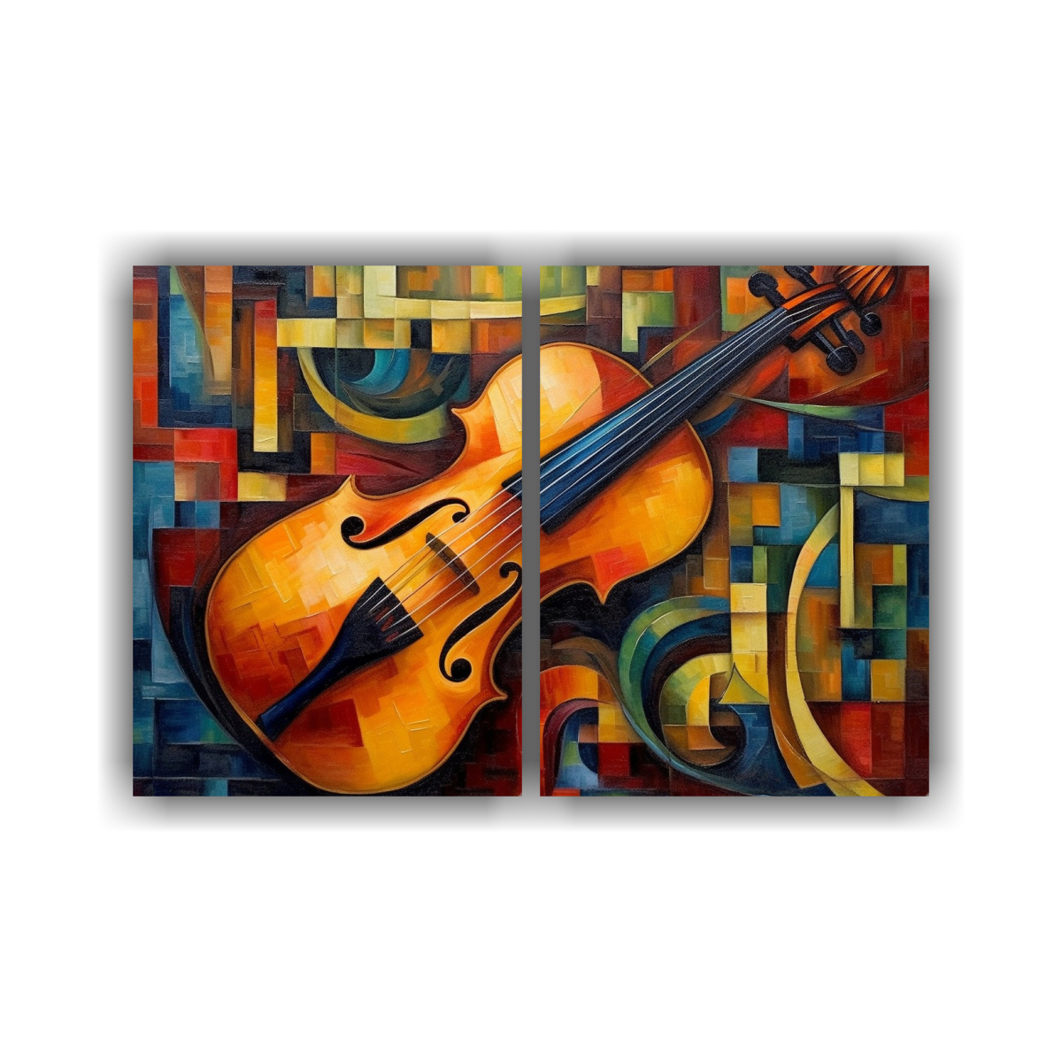 pinturas-abstractas-viol-n-en-estilo-natural-