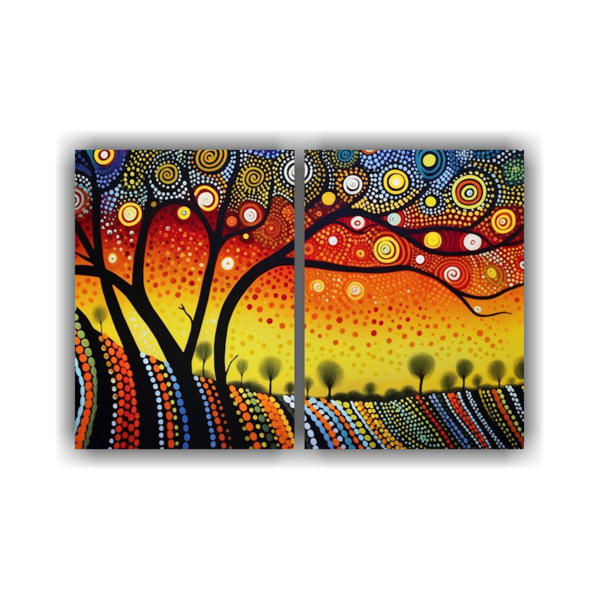 pinturas-conceptuales-de-resistencia-aborigen-australiano-estilo-esc-nico