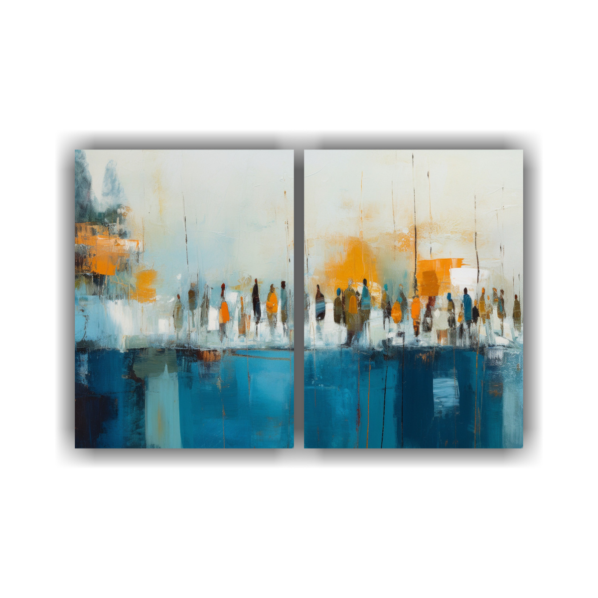 pinturas-decorativas-abstractas-de-inmigrantes-junto-al-lago-en-finlandia