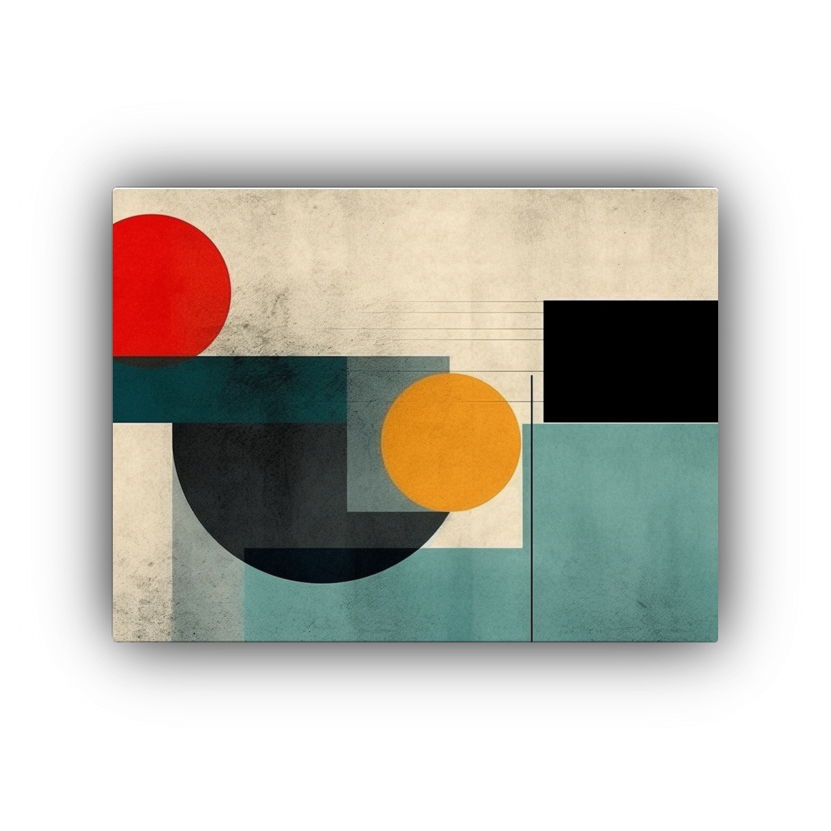 pinturas-decorativas-bauhaus-estilo-abstracto-sobre-fondo-granulado