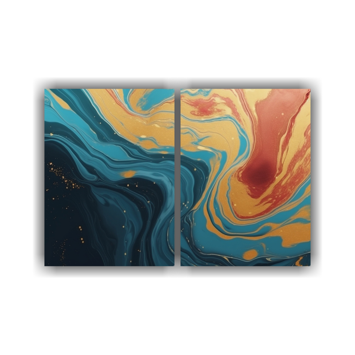 pinturas-decorativas-con-swirled-l-quido-en-tonos-contempor-neos