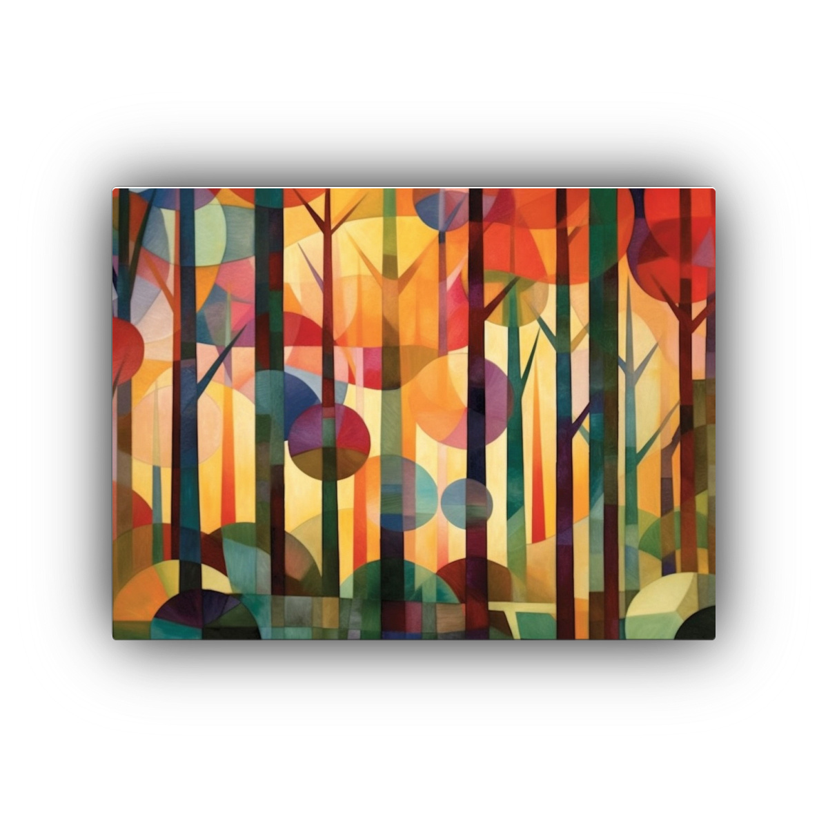 pinturas-decorativas-de-paisajes-abstractos-en-un-bosque-diurno-poblado-