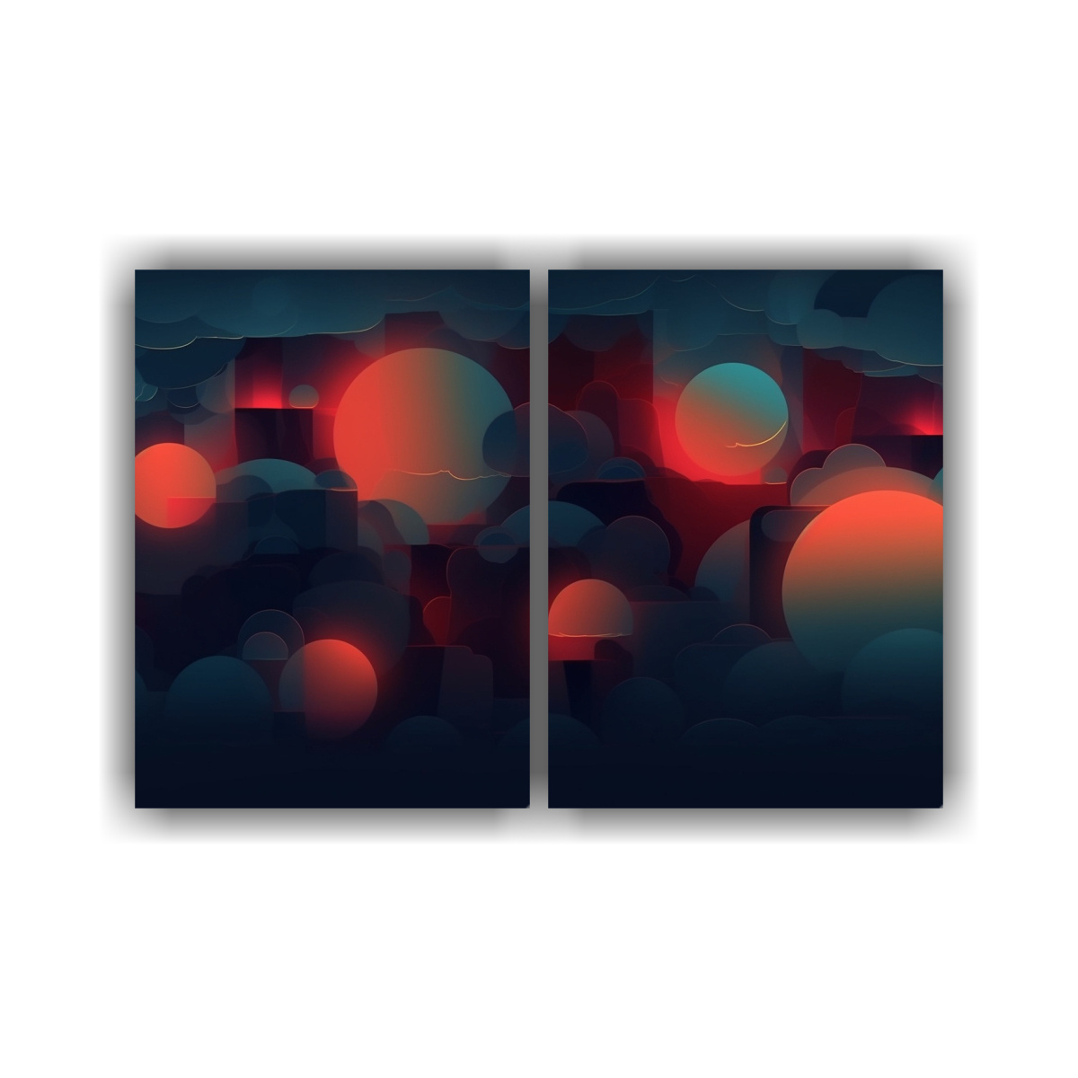 pinturas-decorativas-de-pared-acuarela-abstracta-2d-en-tonos-oscuros